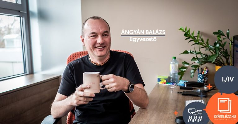 Ángyán Balázs, a Számlázz.hu ügyvezetője